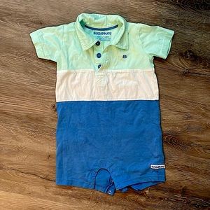 Ruggedbutts polo romper onesie